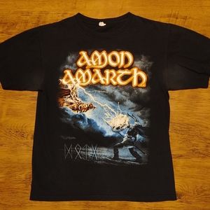 Amon Amarth 2013 Tour Shirt Medium Swedish Death Metal Band Tee